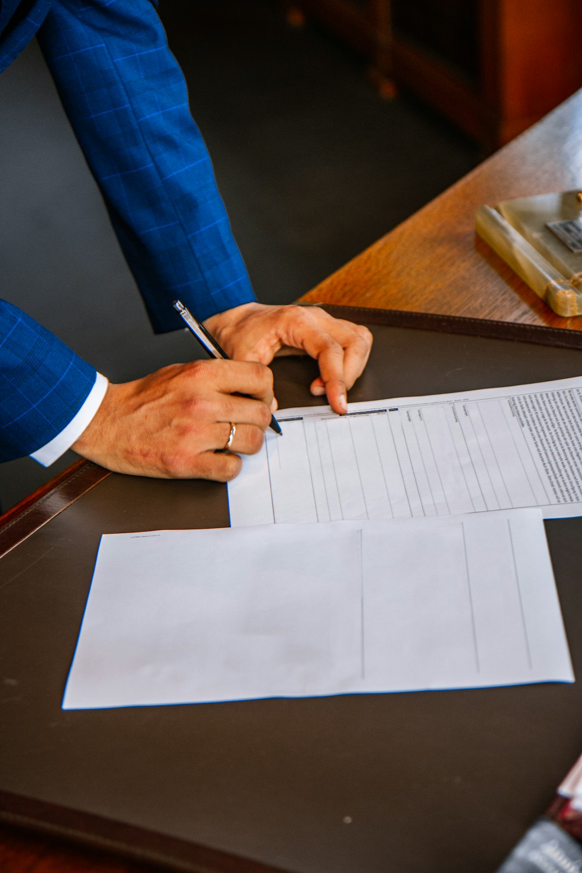Reviewing and signing a document